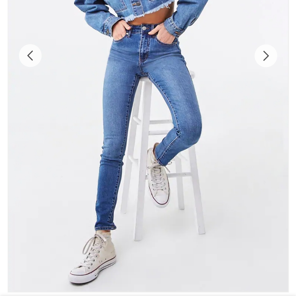High Rise Skinny Jeans